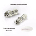 Newest Disposable Roller Microblading Needle Tattoo Eyebrows Fog Embroidery Pin For Permanent Makeup Micro Manual Pens